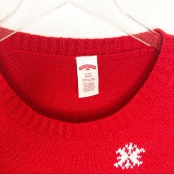 Holiday Time | Women's Red Ugly Christmas Tree Sweater Size Small - Picture 4 of 6